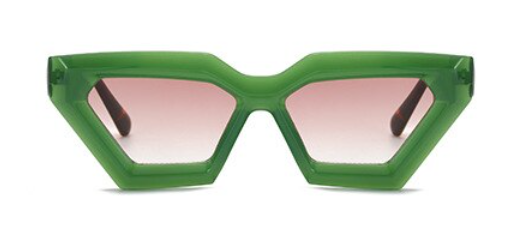 Cat Eye Vintage Green Sunglasses