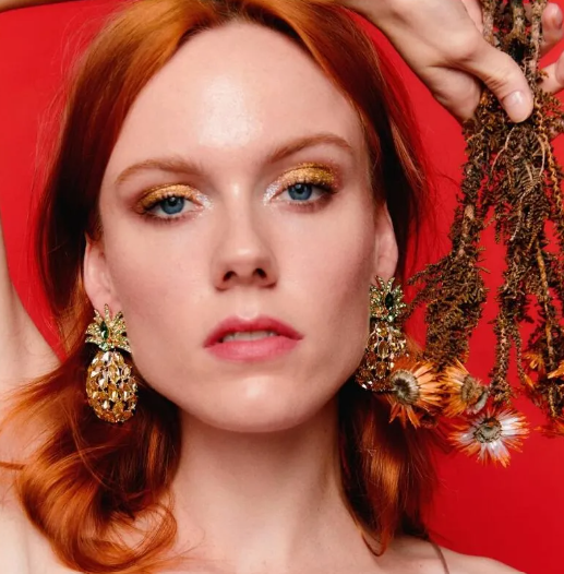 Pineapple Statement Earrings