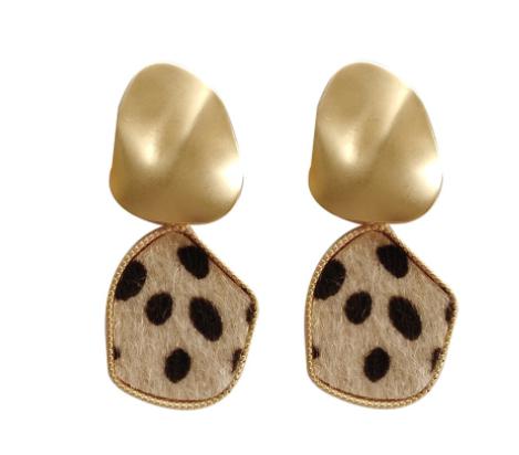 A gorgeous gold and animal print faux hide style that are lightweight and on very on trend. Very versatile; wear with colour or a neutral palette.