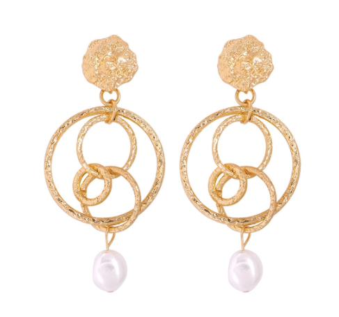 Statement pearl and gold drops at their finest.