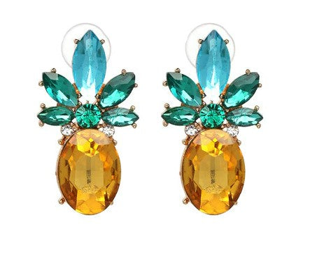 Piper is a delicate pineapple delight statement earring, she's a perfect match for the weekend jeans combo or can add that touch of sophistication to your evening dress.