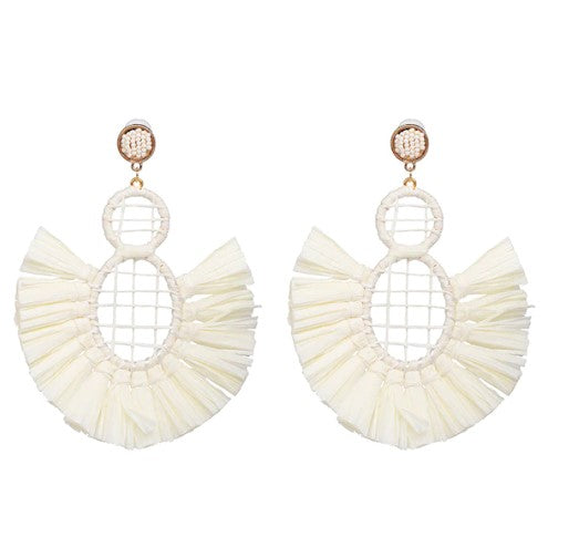 Rosena Earrings are sure to make a statement. They come in a Gorgeous Red, Yellow and White ~ for sure to top off the outfit. With a Check pattern and Frill ~ these are STUNNING😍💕  Super Light to wear!  All earrings arrive beautifully packaged in our luxurious Entire Me pouch. 