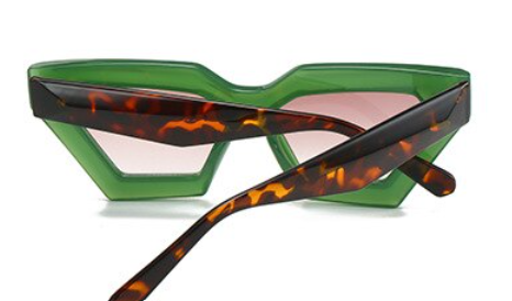 Cat Eye Vintage Green Sunglasses