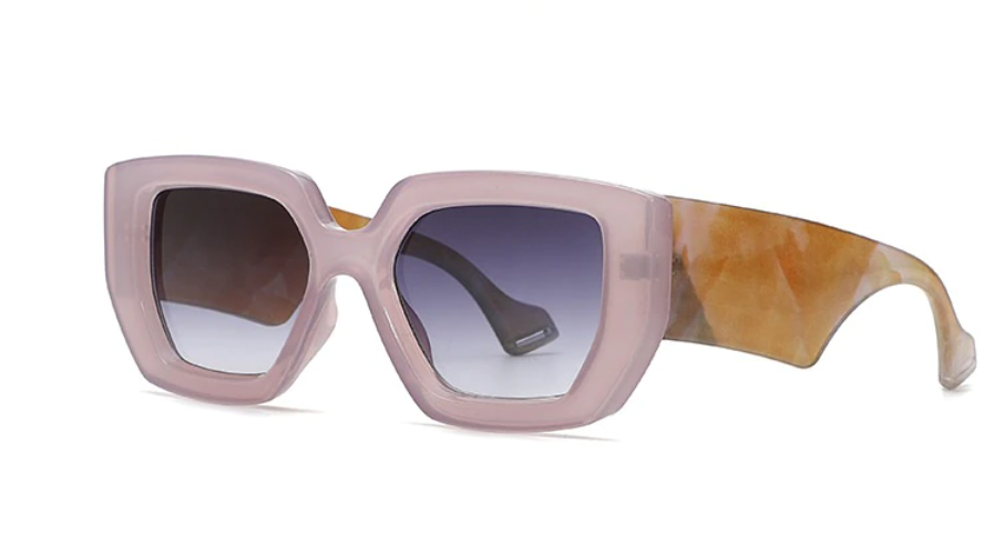 Oversized Purple Sunglasses