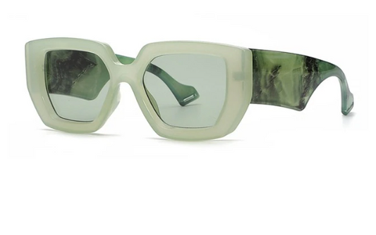 Oversized Green Sunglasses