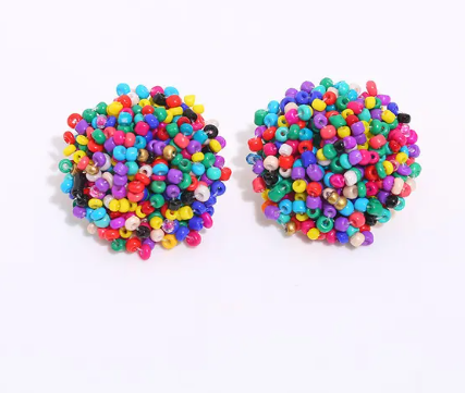 Poppy Bead Earrings (5 colourways)