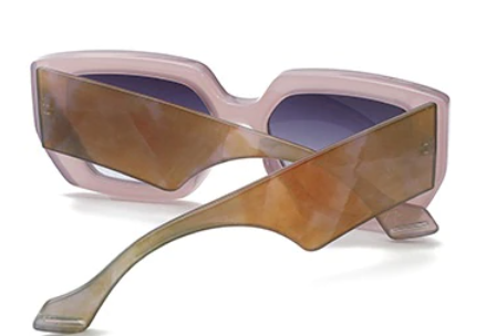 Oversized Purple Sunglasses