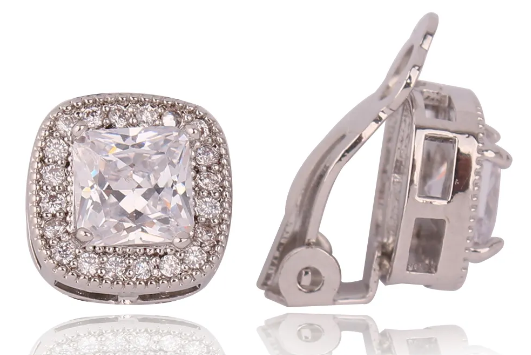 clip-on statement earrings add a touch of glamour and shine to any look