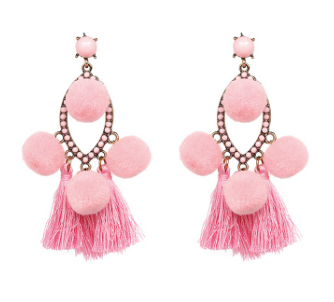 Polly Pom Pom Earrings
