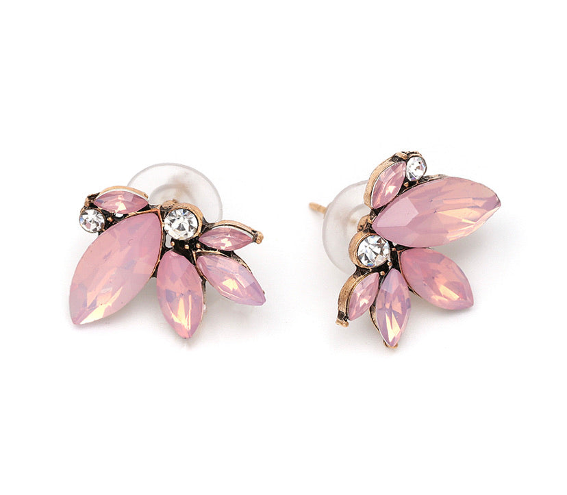 The prettiest little stud when you're wanting to dress up with a touch of colour but nothing too big.